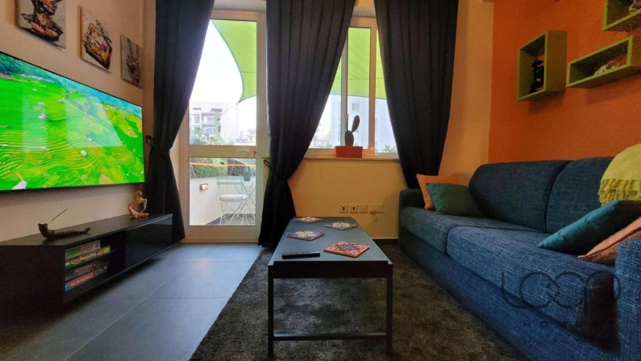 Modern - 50 M From Sea - Free Wi-Fi - Super Cool - Terrace - Fully Air-Conditioned San Pawl il-Baħar Kültér fotó